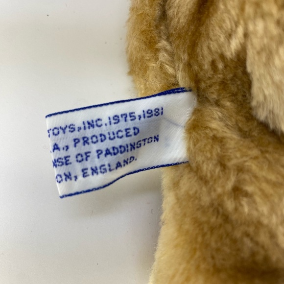 Vintage 1981 Paddington Bear plush toy - Picture 9 of 9